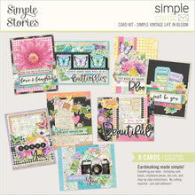 Load image into Gallery viewer, Simple Stories Life In Bloom Collection Kit, Card Kit, Foam Stickers
