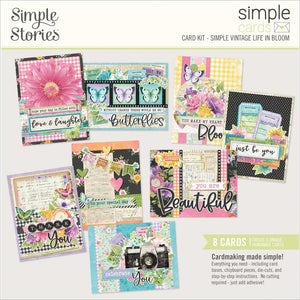 Simple Stories Life In Bloom Collection Kit, Card Kit, Foam Stickers