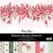 Load image into Gallery viewer, Paper Rose- Nature Stroll, Outdoor Adventure, Poinsettia Garden, Poinsettia Silver, Poppy Garden, Primrose Garden,Rambling Rose, Rustic Spring, Serenity, Spooky Halloween Paper Collections, Embossed Die Cuts
