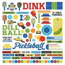 Load image into Gallery viewer, Photoplay PICKLE BALL Collection Pack, Variety Cardstock Pack, Sticker Sheet
