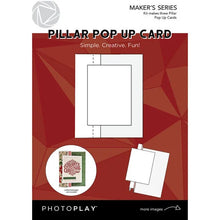 Load image into Gallery viewer, Photoplay Makers Series Cards-  Pillar Pop Up, Peek A Boo, Gatefold Pop Up, Double Z, Wiper, Easel, Card KIts
