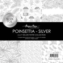 Load image into Gallery viewer, Paper Rose- Nature Stroll, Outdoor Adventure, Poinsettia Garden, Poinsettia Silver, Poppy Garden, Primrose Garden,Rambling Rose, Rustic Spring, Serenity, Spooky Halloween Paper Collections, Embossed Die Cuts
