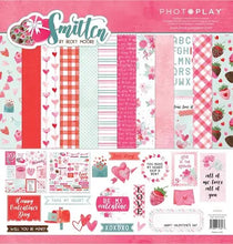 Load image into Gallery viewer, PHOTOPLAY Smitten 12x12 Collection Pack, Ephemera, Variety Cardstock Pack
