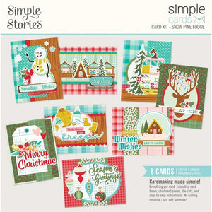 Simple Stories Card Kits- Noteworthy, Snow Pine Lodge, Linen Market, Meadow Flowers, Summer Snapshots, Wish You Were Here, Here & There, Pack Your Bags, Winter Wonder, Cider & Donuts, Yuletide, Santa's Village, Holly Jolly