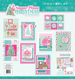 Photoplay Sugar Plum Christmas Card Kit with bonus sticker sheet and card bases