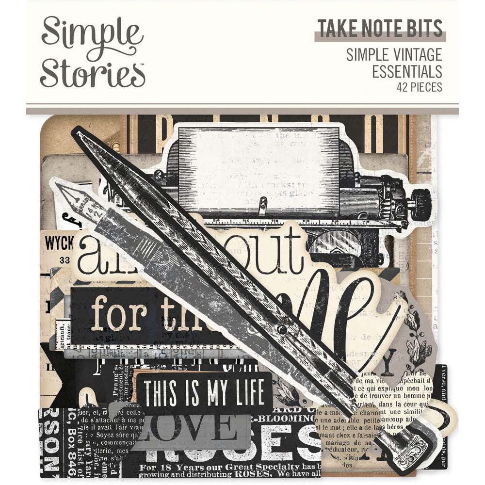 Simple Stories Simple Vintage Essentials Collection Pack, Ephemera, Fo –  Inspiration Inn Bloom
