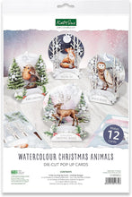 Load image into Gallery viewer, Katy Sue Card Kits- Nativity Scenes, Wonderful Wellington Boots, Garden Gnomes, Watering Can Blossoms &amp; Blooms, Christmas Gnomes, Watercolor Christmas Animals, Flower Patch Pots, Picket Fence
