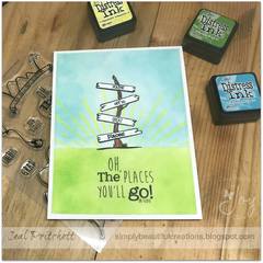 Joy Clair Going Places Stamp Set- Oh, The Places You'll Go! Graduation