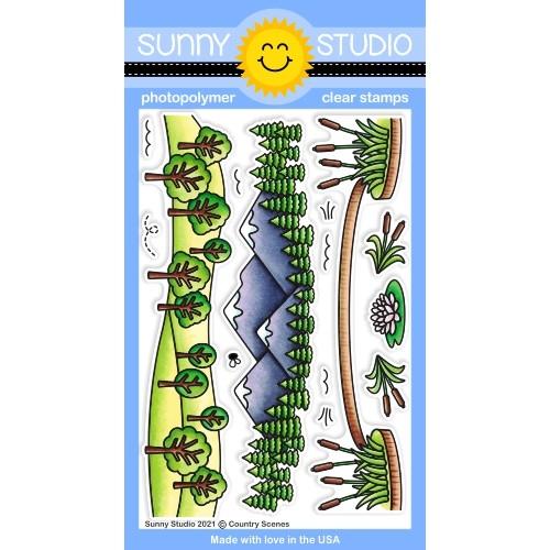 Sunny Studio County Scenes Stamp and Die