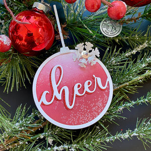 Hero Arts Ornament Dies - Wish, Cheer, Joy