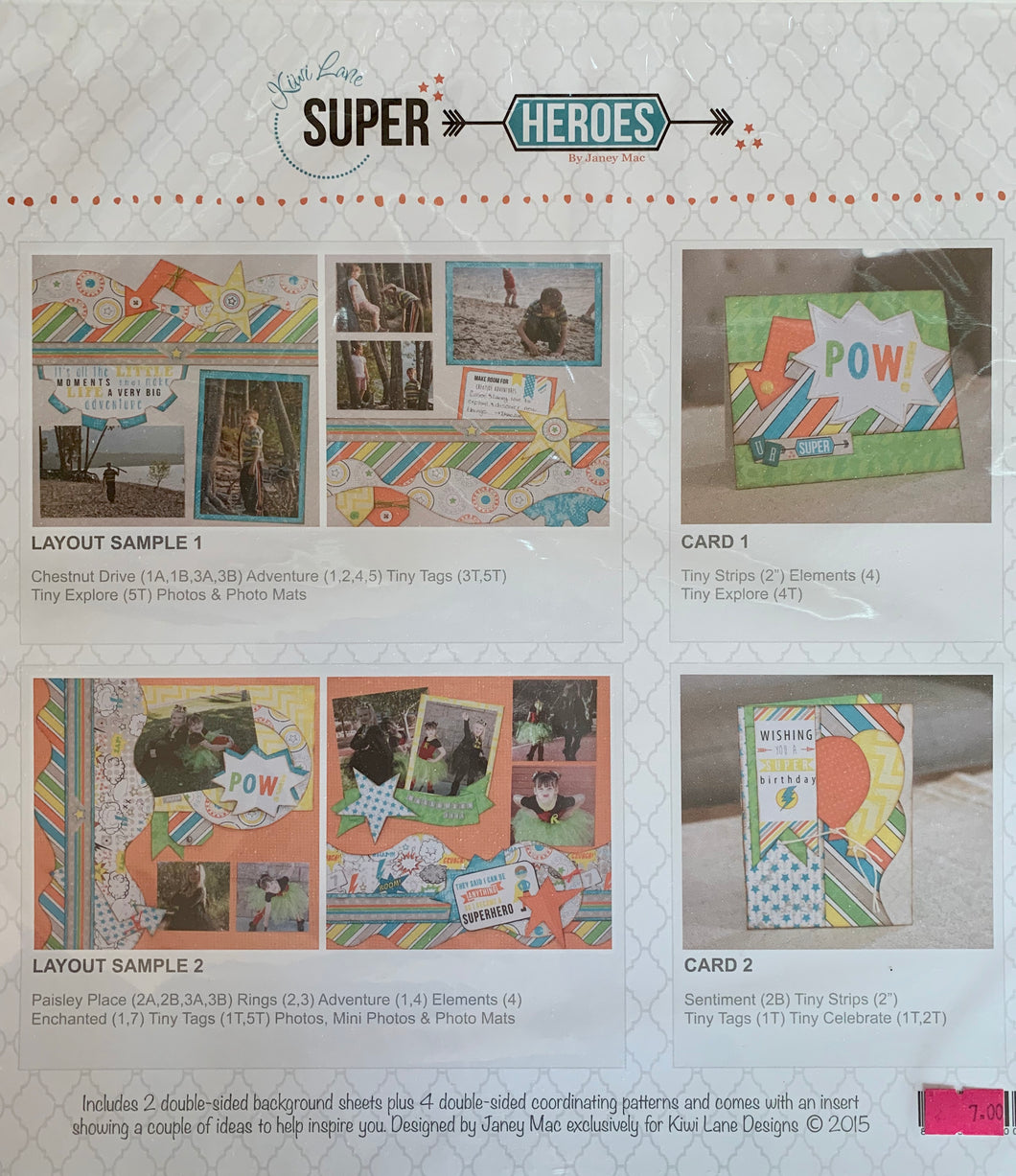 Kiwi Lane Paper Packs- It's Your Day, Super Heros
