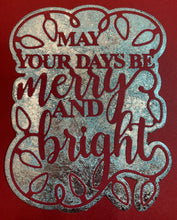 Load image into Gallery viewer, Creative Expression Merry &amp; Bright Christmas Die
