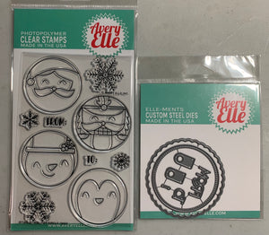 Avery Elle Holiday Circle Tags Stamp and Die