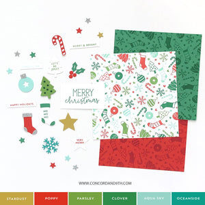 Concord and 9th Turnabouts- Let's Party, Botanical, Confetti, Iconic Christmas, Lovely Blossoms, Painted Dots, Rainbow, Snowflakes, Sweater Weather