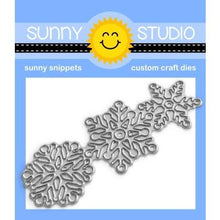 Load image into Gallery viewer, Sunny Studio Holiday Christmas Stamps, Dies- Holiday Style Fall Friends, Christmas Critters, Deck The Halls, Lacy Snowflake Die, Holiday Express
