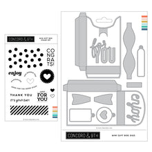 Load image into Gallery viewer, Concord &amp; 9th Mini Gift Box Stamp &amp; Die Set
