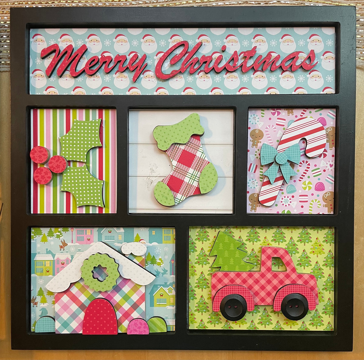 FOUNDATIONS DECOR Magnetic Shadow Box Kit Inserts, Sweet Baby, Good Lu ...