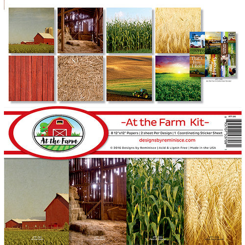 Reminisce AT THE FARM 12 x 12 Collection Kit