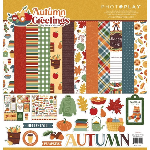 Photoplay AUTUMN GREETINGS Collection Pack and Ephemera