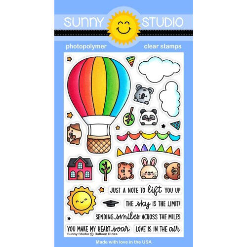 Sunny Studio Balloon Rides Stamp & Die