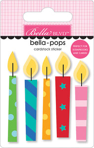Bella Blvd BIRTHDAY BASH Collection- Paper, Cut Outs, Icons, Words, Bella Pops, Chipboard, Puffy Stickers