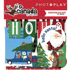 Photoplay O Canada Christmas Ephemera, Stamp Set