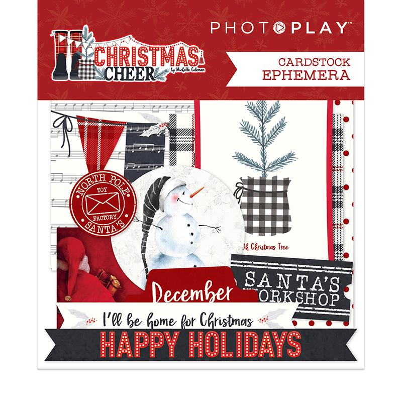 Photoplay Christmas Cheer- 12x12 Collection Pack, Ephemera