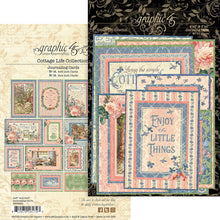 Load image into Gallery viewer, Graphic 45 -Cottage Life Collection 12 x 12 Collection Pack, Stamps, Journaling Cards, Ephemera, 8x8 Paper Pad
