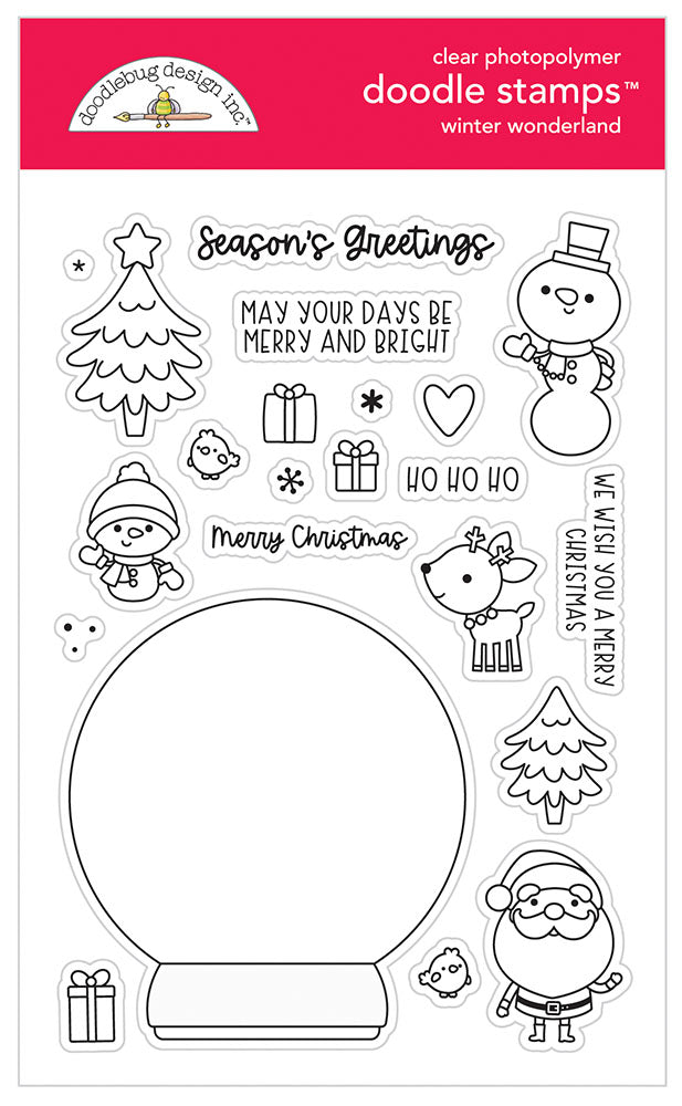  Clear Photopolymer Stamp Set - Let it Snow