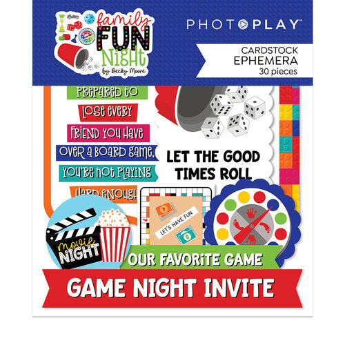 Photoplay FAMILY FUN NIGHT Ephemera, Paper