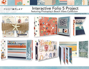 PHOTOPLAY Beach Vibes Collection Kit, Ephemera, Folio 5 Project Kit