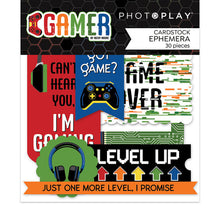 Load image into Gallery viewer, Photoplay GAMER Collection Kit, Ephemera
