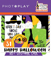 Load image into Gallery viewer, Photoplay- Gnome for the Holidays Halloween 12 x 12 Collection Pack, Ephemera
