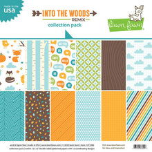 Load image into Gallery viewer, Lawn Fawn Into the Woods Remix 12 x12 Collection Pack, 6x6 Paper Pad
