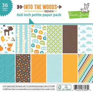 Lawn Fawn Into the Woods Remix 12 x12 Collection Pack, 6x6 Paper Pad