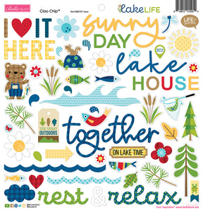 Bella Blvd LAKE LIFE Collection- Paper, Cut Outs, Icons, Words, Bella Pops, Chipboard, Puffy Stickers