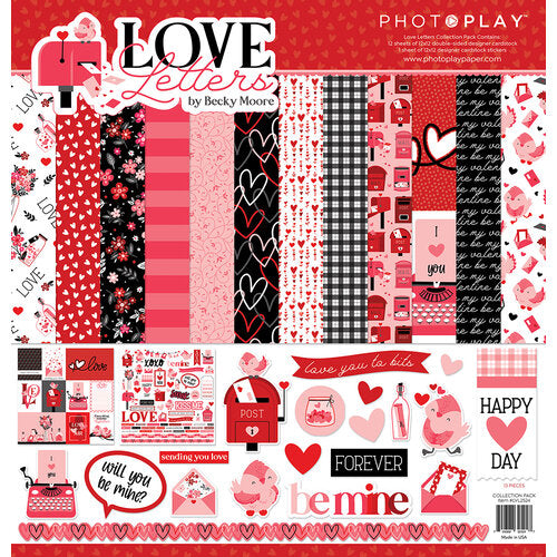 Photoplay LOVE LETTERS 12 x 12 Collection Pack
