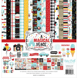 Echo Park A MAGICAL PLACE Collection Kit, 6x6 Pad, Ephemera, Chipboard
