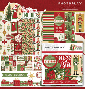 Photoplay Christmas Memories 12 x 12 Collection Kit, Ephemera