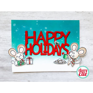 Avery Elle Christmas Mice Stamp and Die