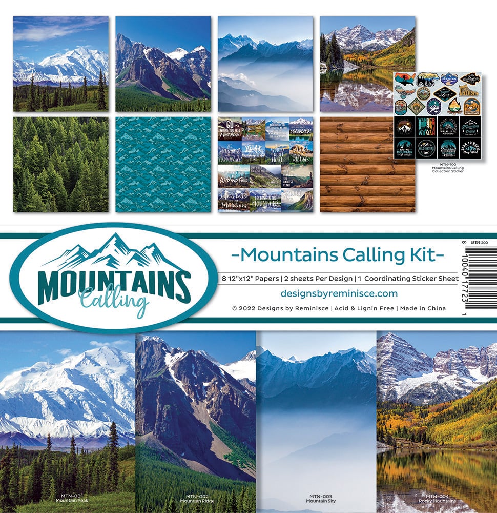 Reminisce Mountains are Calling 12 x 12 Collection Kit