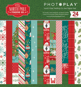 Photoplay North Pole Trading Company 12 x 12 Collection Kit, 6x6, Ephemera, Stamp