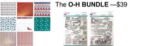 Exclusive Ohio Scrapbooking & Stamping Bundle, Papers, Ohio Dies, Ohio Stamps, Washii Tape