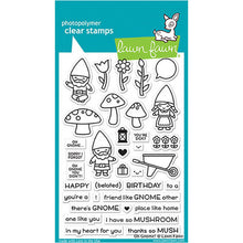 Load image into Gallery viewer, Lawn Fawn Exclusive Garden Gnome Dies, Oh Gnome Stamp Set
