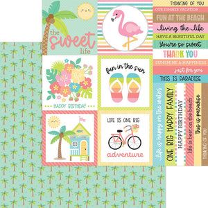 Doodlebug Seaside Summer Paper, Stickers, Icons, Doodle Pops, Puffy, Chit Chat, Shadowbox