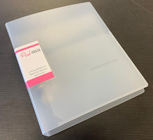 Load image into Gallery viewer, Pink and Main Stamp Storage Binder and Inserts
