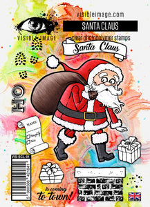 Visible Image Santa Claus Stamp Set