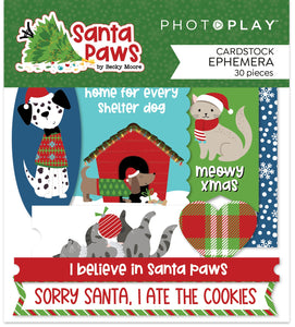 Photoplay SANTA PAWS Collection Pack, Ephemera
