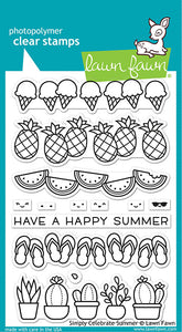 Lawn Fawn Simply Celebrate Summer Stamp and Die, Sentiment Stamp