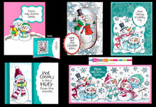 Load image into Gallery viewer, Stampendous- Playful Season Winter Snowmen
